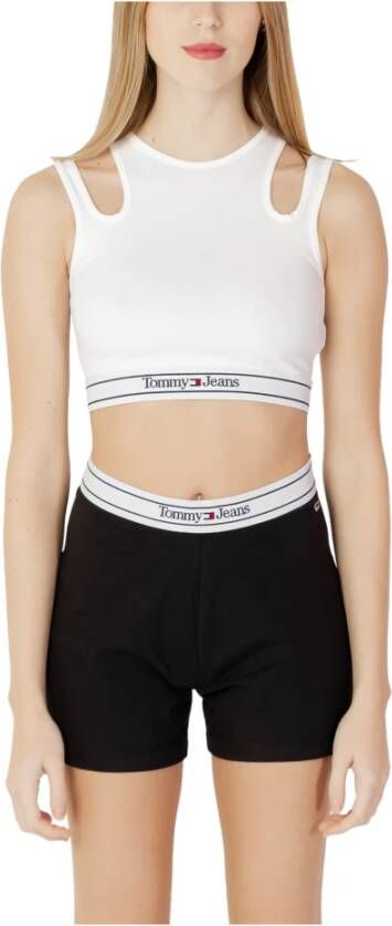 Tommy Hilfiger TJW Logo WB BRA TOP Dw0Dw14892Ybr Wit Dames