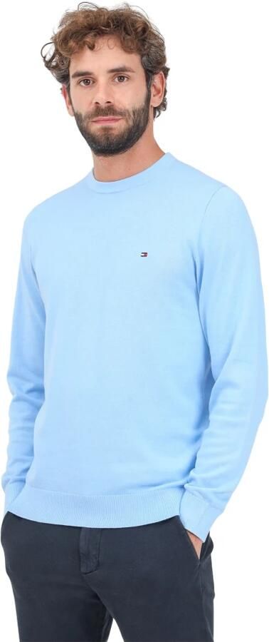 Tommy Hilfiger 1985 Collectie Blauwe Crewneck Sweater Blue Heren - Foto 3