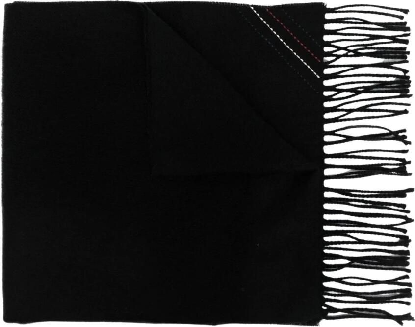 Tommy Hilfiger 1985 Geweven Sjaal Black Heren