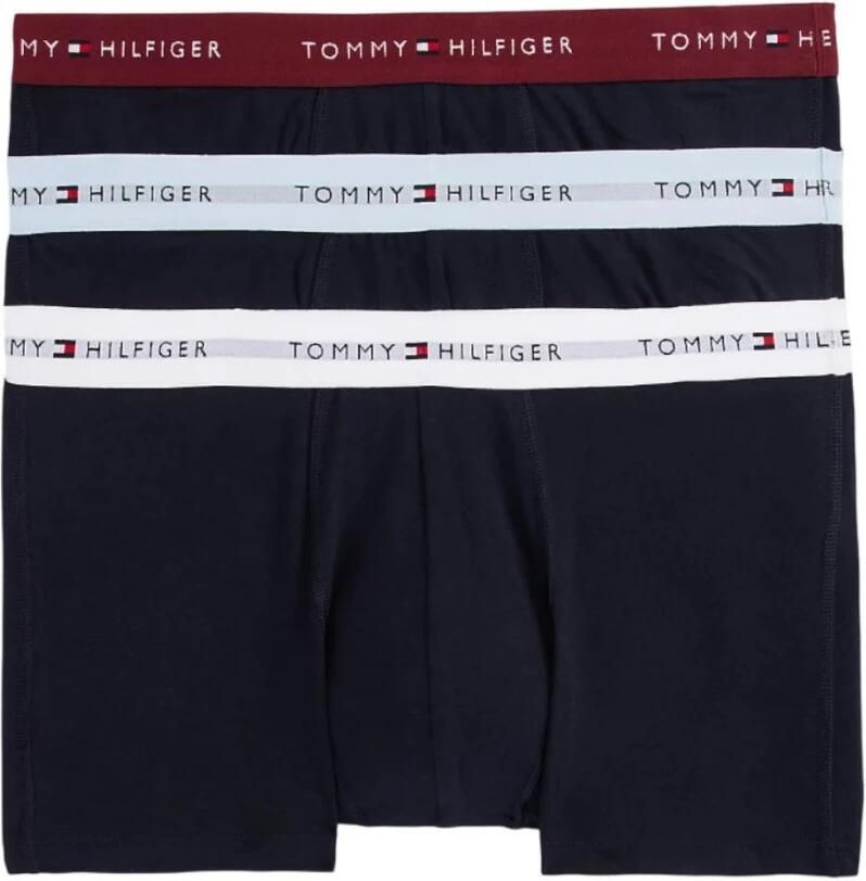 Tommy Hilfiger Boxershort met elastische band met logo in een set van 3 stuks