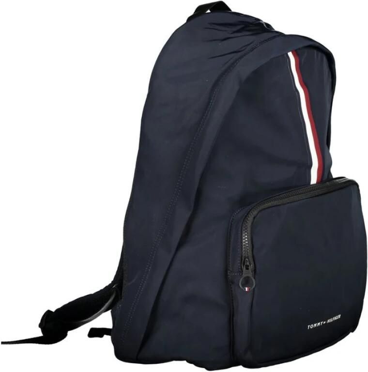 Tommy Hilfiger Stijlvolle Skyline Stripe Rugzak voor Heren Blue Heren