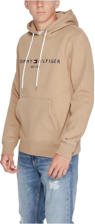 Tommy Hilfiger Beige Bedrukte Hoodie Herfst Winter Beige Heren - Foto 5