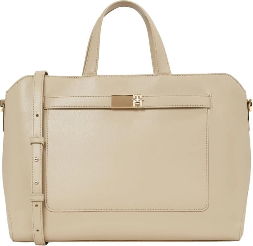 Tommy Hilfiger Beige Laptop Werkzak voor Vrouwen Beige Dames - Foto 5