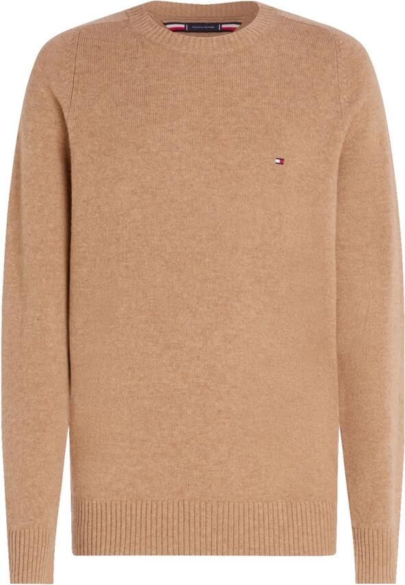TOMMY HILFIGER Heren Truien & Vesten Lambswool Crew Neck Camel - Foto 10