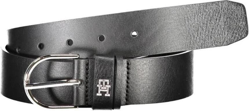 Tommy Hilfiger Riem van runderleer met labelapplicatie model 'TIMELESS' - Foto 2