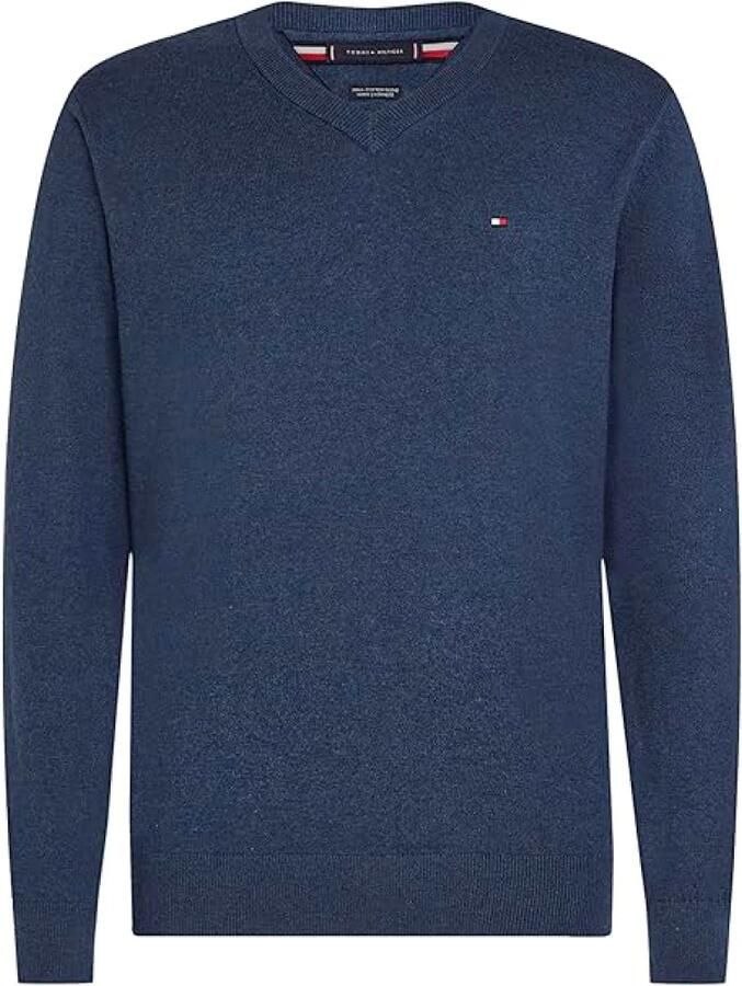 Tommy Hilfiger Gebreide pullover met logostitching model 'PIMA' - Foto 5