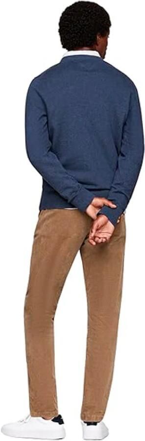 Tommy Hilfiger Gebreide pullover met logostitching model 'PIMA' - Foto 4