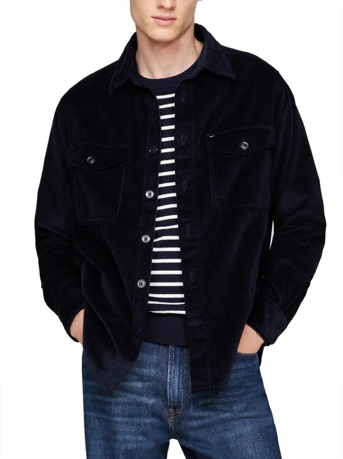 Tommy Hilfiger Regular fit overhemdjack met knoopsluiting model 'CORDUROY' - Foto 6