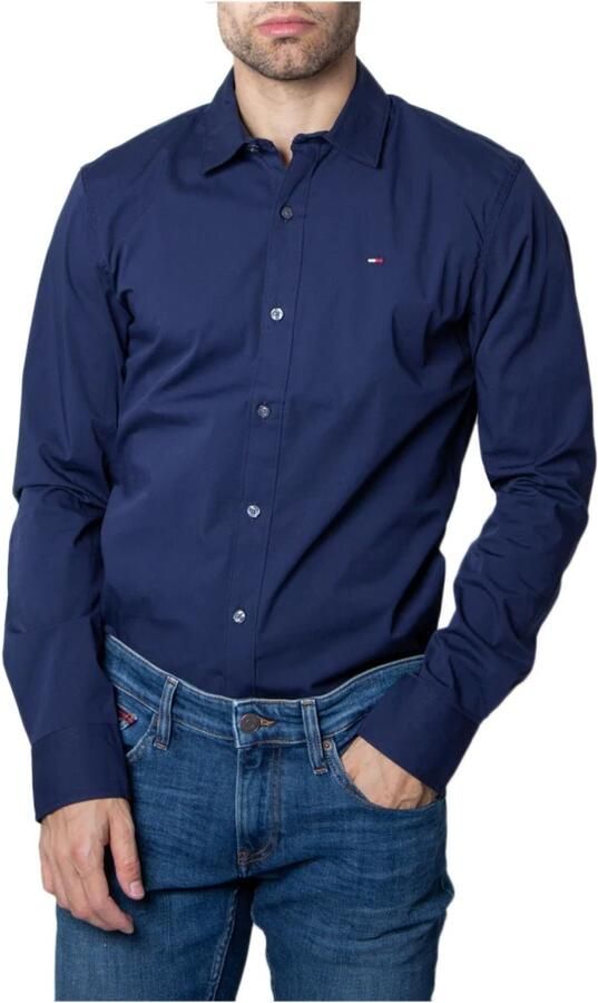 TOMMY JEANS Overhemd met lange mouwen Sabim Stretch Hemd Shirt Stretch shirt premium slim fit met elastaan - Foto 6