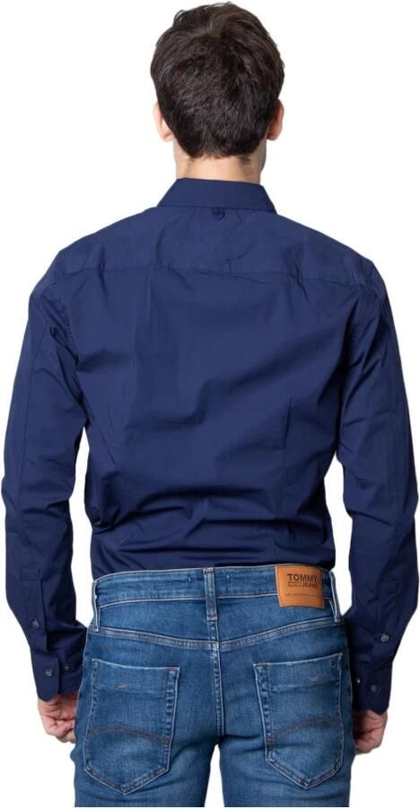TOMMY JEANS Overhemd met lange mouwen Sabim Stretch Hemd Shirt Stretch shirt premium slim fit met elastaan - Foto 11