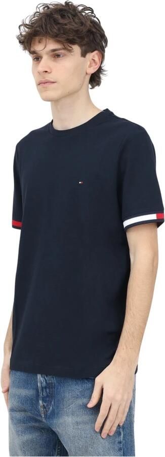 Tommy Hilfiger Blauw T-shirt met iconische strepen Blue Heren - Foto 2