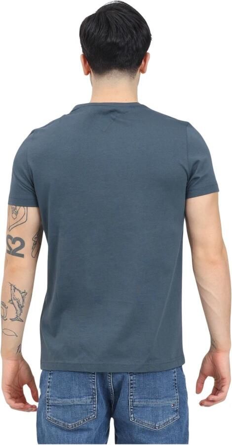Tommy Hilfiger Blauw T-shirt met korte mouwen Moderne pasvorm Blue Heren - Foto 5