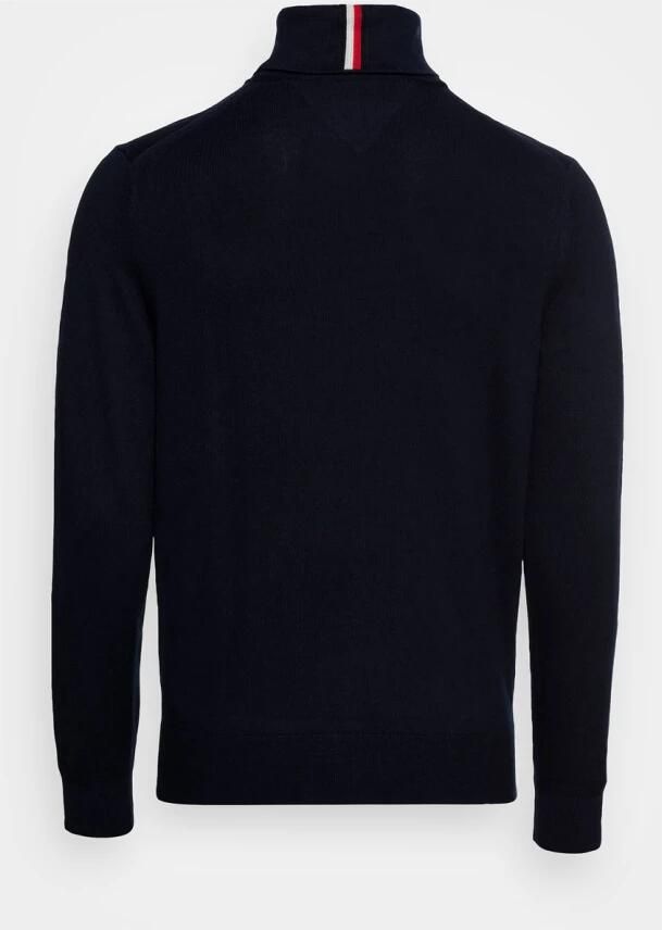 TOMMY HILFIGER Heren Truien & Vesten Pima Org Ctn Cashmere Roll Neck Donkerblauw - Foto 16
