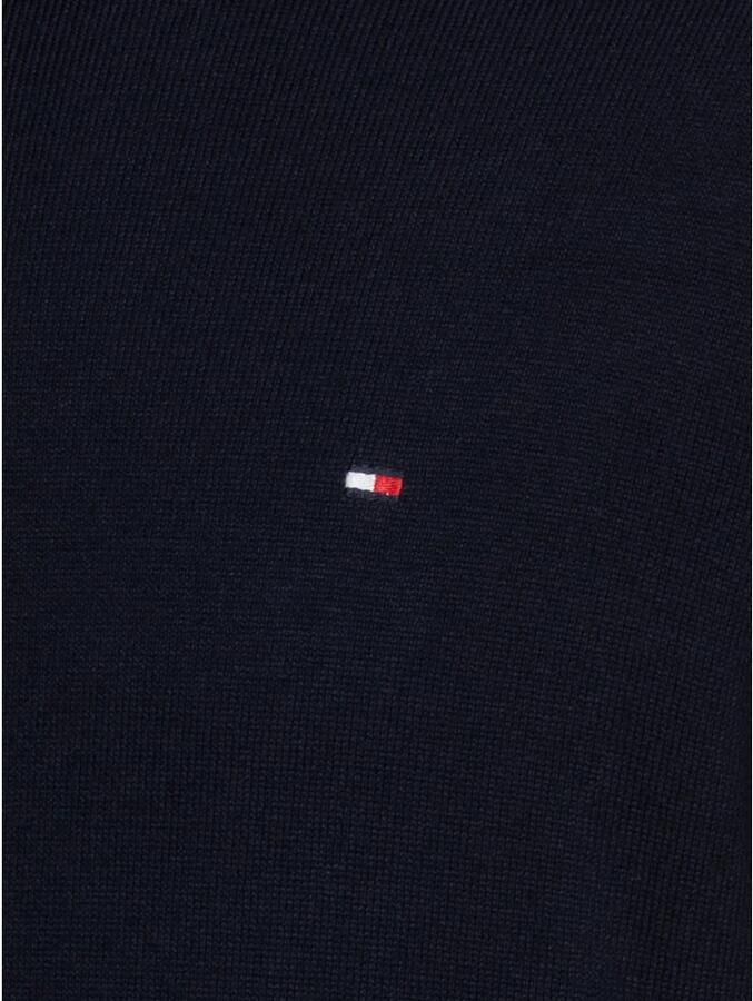 TOMMY HILFIGER Heren Truien & Vesten Pima Org Ctn Cashmere Roll Neck Donkerblauw - Foto 9
