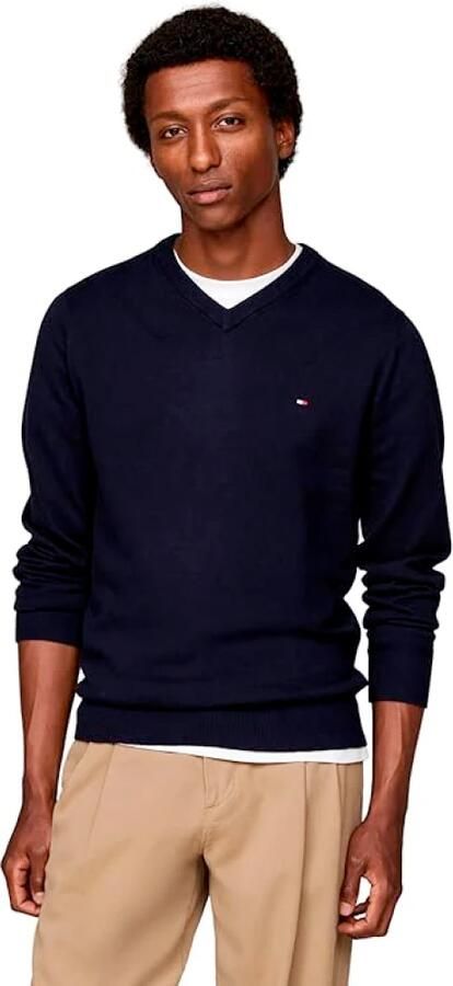 Tommy Hilfiger Regular fit pullover van een mix van katoen en kasjmier - Foto 11