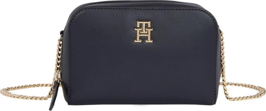 Tommy Hilfiger Zwarte Crossbody Tas met Kettingband Blue Dames - Foto 7