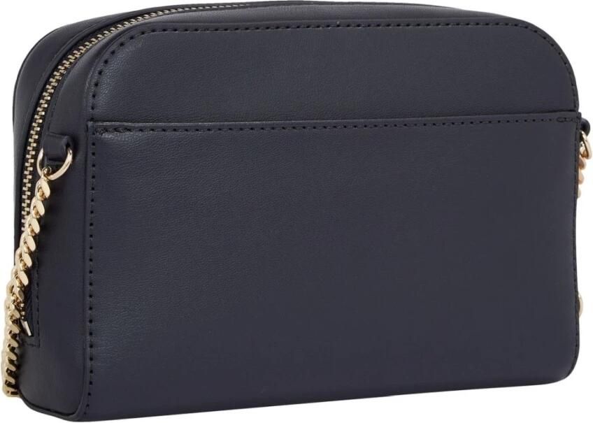 Tommy Hilfiger Zwarte Crossbody Tas met Kettingband Blue Dames - Foto 4