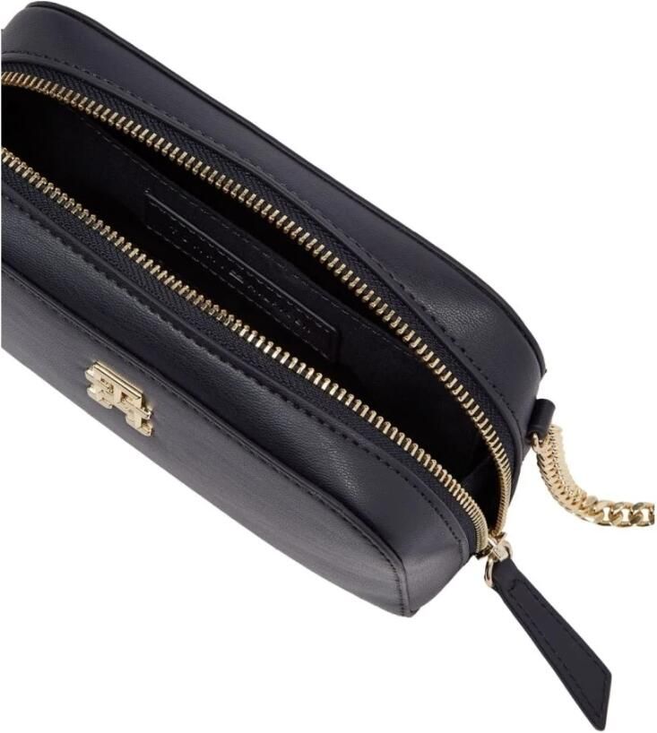 Tommy Hilfiger Zwarte Crossbody Tas met Kettingband Blue Dames - Foto 2