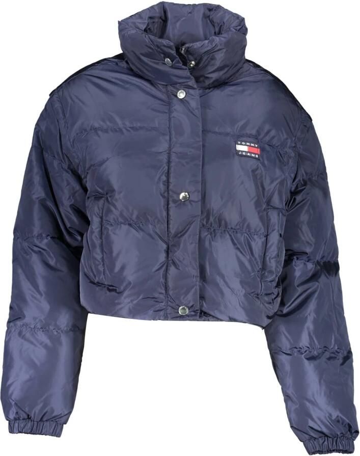Tommy Hilfiger Blauwe Dames Pufferjas Korte Mouw Blue Dames