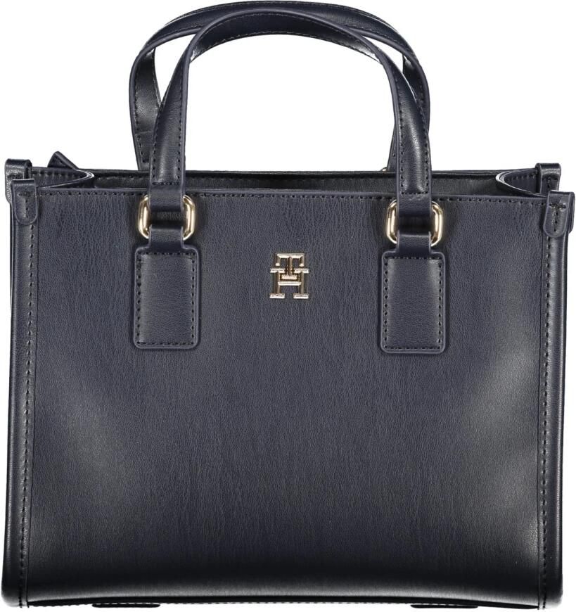 Tommy Hilfiger Blauwe Polyethyleen Handtas met Verstelbare Schouderband Blue Dames - Foto 3