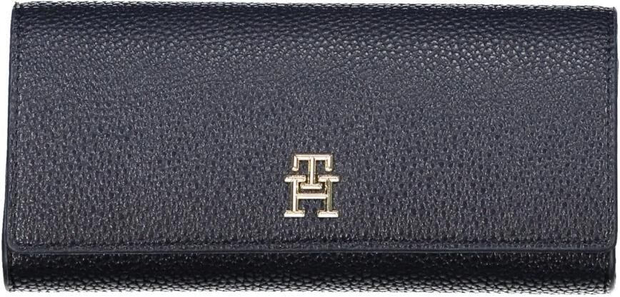 Tommy Hilfiger Blauwe Damesportemonnee met Rits en Drukknoopsluiting Blue Dames - Foto 4