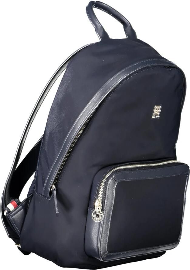 Tommy Hilfiger Blauwe Polyester Rugzak met Verstelbare Banden Blue Dames
