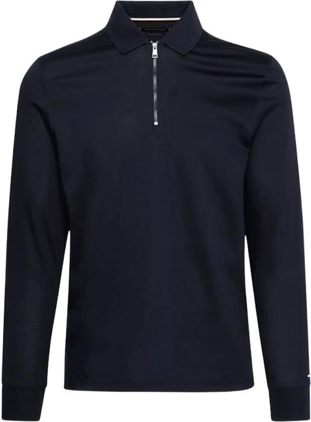 Tommy Hilfiger Shirt met lange mouwen en schipperskraag model 'HONEYCOMB'