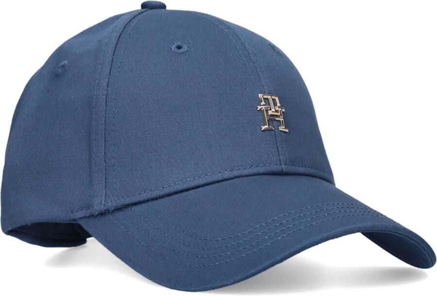 Tommy Hilfiger Blauwe Distinct Cap voor Vrouwen Blue Dames