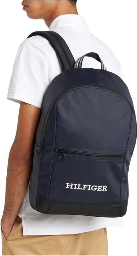 Tommy Hilfiger Blauwe Laptop Rugzak met Stijl en Functionaliteit Blue Heren - Foto 6