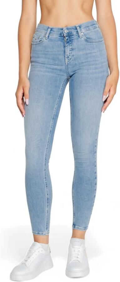Tommy Hilfiger Blauwe Denim Skinny Jeans met Gewassen Effect Blue Dames - Foto 5