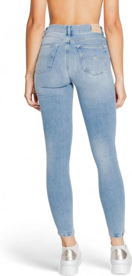 Tommy Hilfiger Blauwe Denim Skinny Jeans met Gewassen Effect Blue Dames - Foto 2