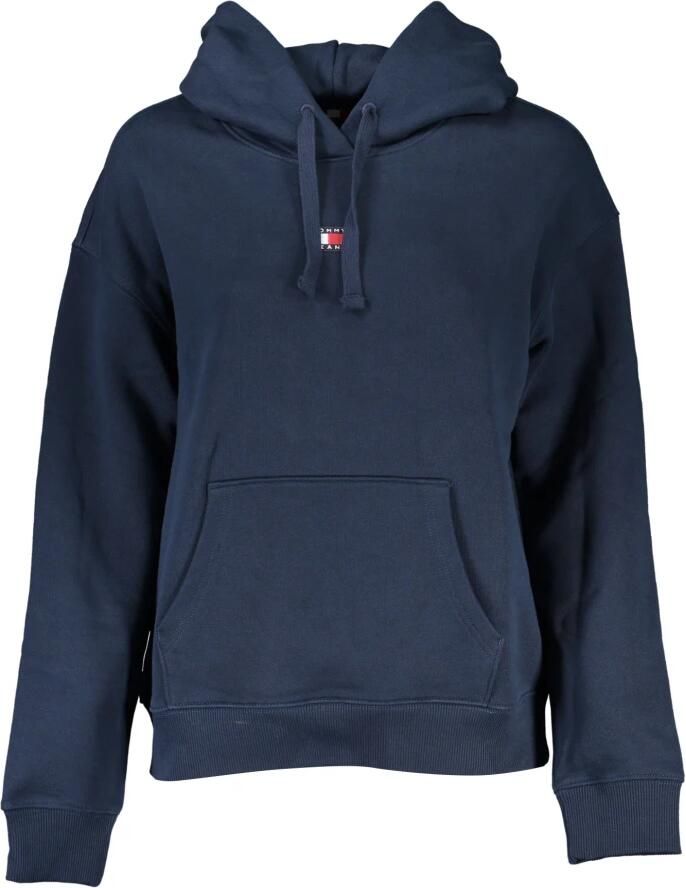 Tommy Hilfiger Stijlvol Blauw Hoodie met Logodetail Blue Dames