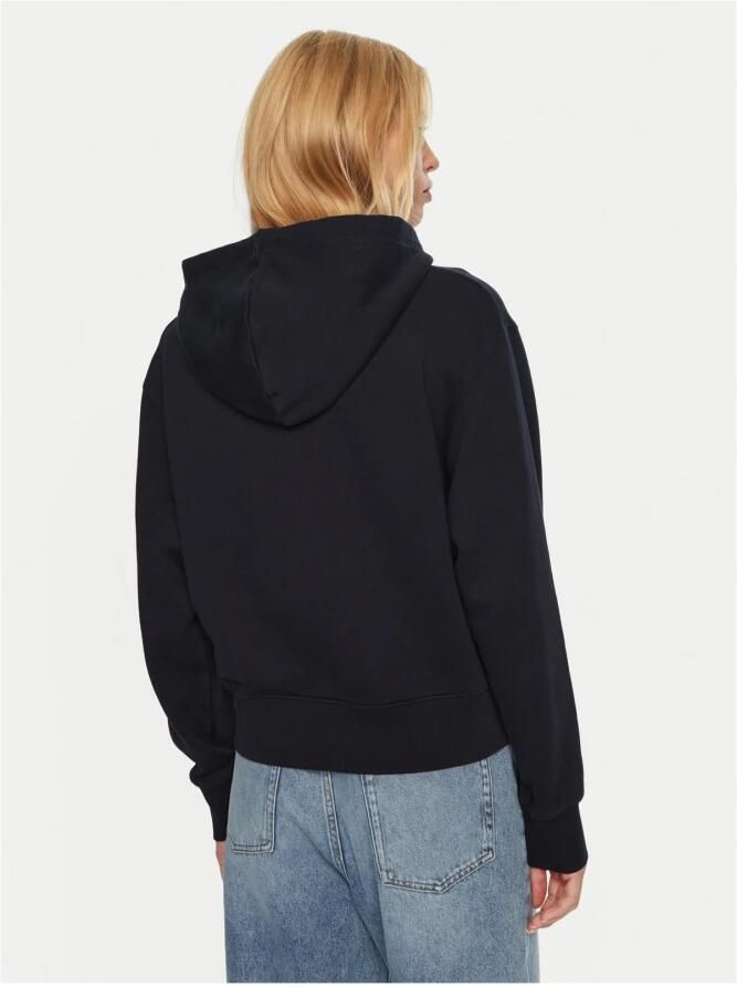 Tommy Hilfiger Blauwe Hoodie met Logo Black Dames