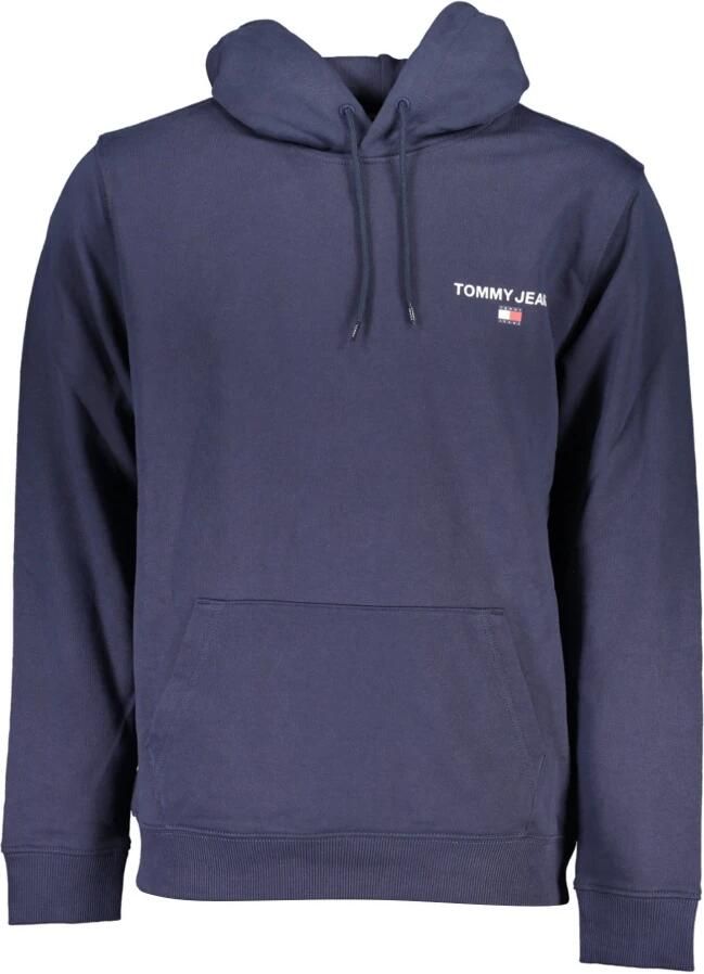 Tommy Hilfiger Blauwe hoodie met logoprint Blue Heren