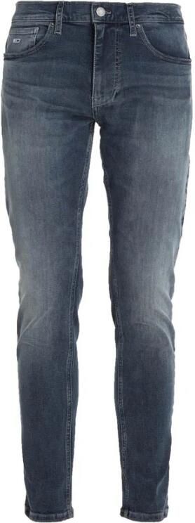 Tommy Jeans Blauwe Katoenmix met Ritssluiting en Knoopsluiting Heren Jeans Blue Heren - Foto 2
