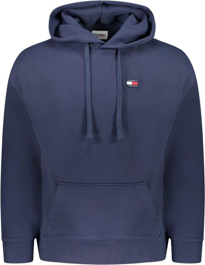 Tommy Hilfiger Sweater Flag Hoodie Relaxte pasvorm Lange mouwen