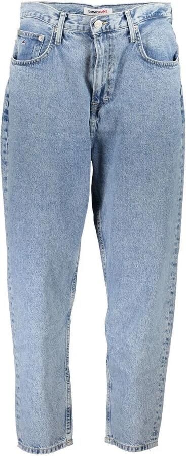 Tommy Hilfiger Geborduurde Ultra High Rise Mom Jeans Blue Dames
