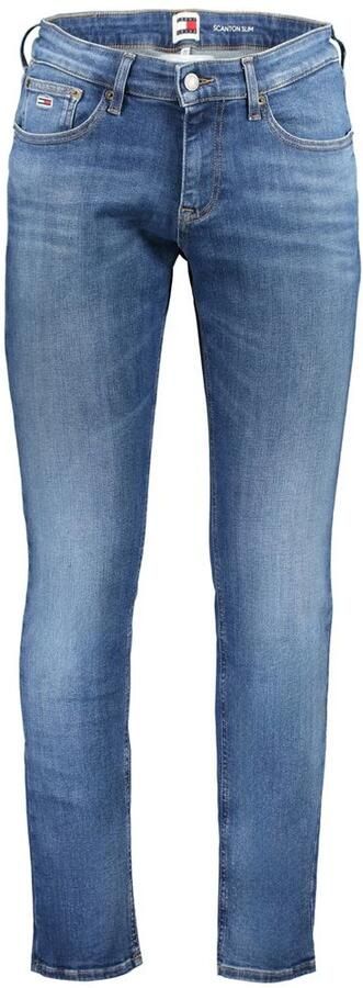 Tommy Hilfiger Slim Fit Gewassen Katoenen Jeans Blue Heren
