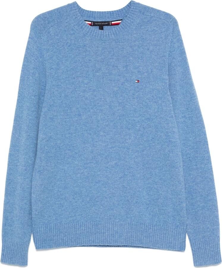 TOMMY HILFIGER Heren Truien & Vesten Lambswool Crew Neck Blauw - Foto 5