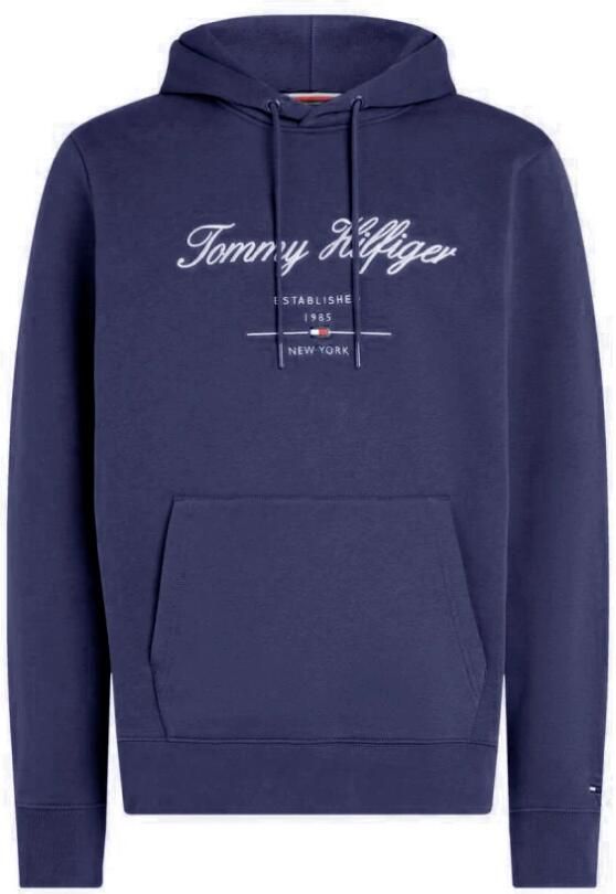 Tommy Hilfiger Hoodie SCRIPT LOGO HOODY met opgestikt logo