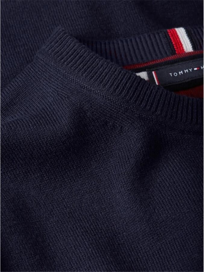 TOMMY HILFIGER Heren Truien & Vesten Pima Org Ctn Cashmere Crew Neck Donkerblauw - Foto 13