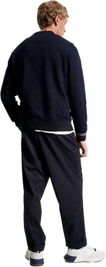 Tommy Hilfiger Blauwe Monotype Collegiate Crewneck voor Heren Blue Heren - Foto 3