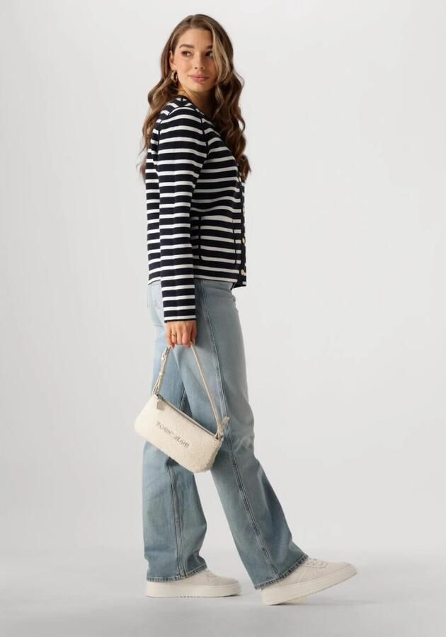 TOMMY HILFIGER Dames Truien & Vesten Co Jersey Stch Reversible Cardi Blauw - Foto 2