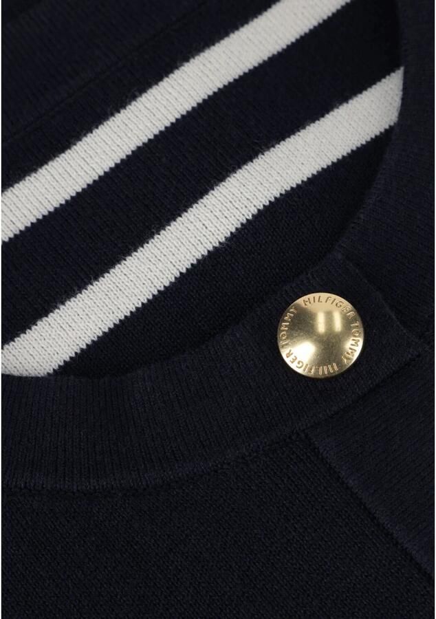 TOMMY HILFIGER Dames Truien & Vesten Co Jersey Stch Reversible Cardi Blauw