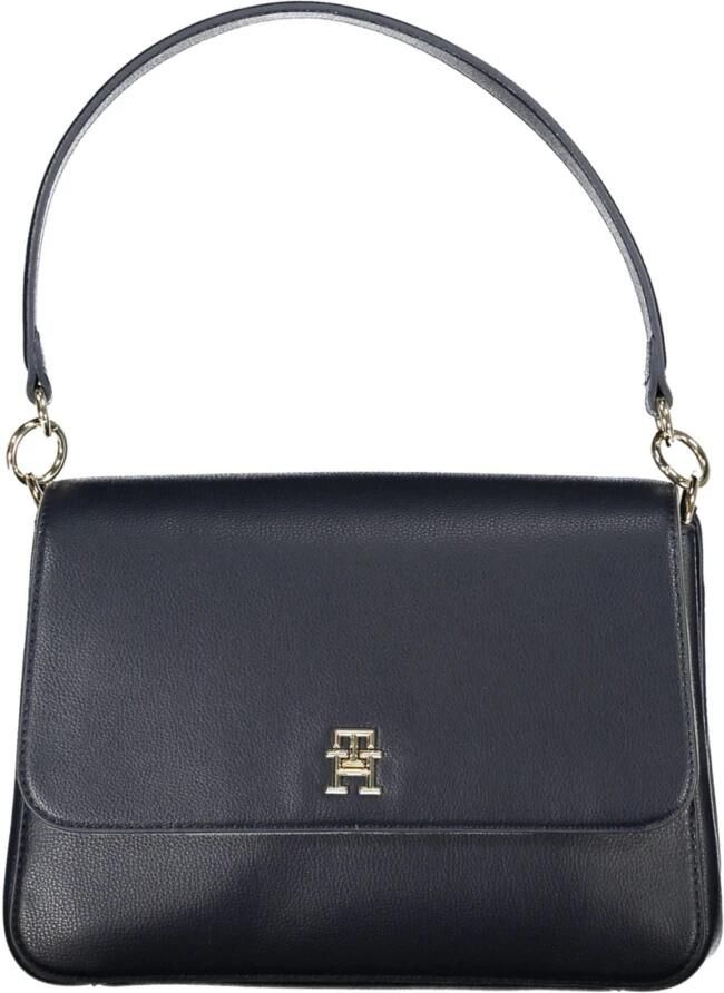 Tommy Hilfiger Blauwe Schoudertas met Afneembare Band Black Dames - Foto 2