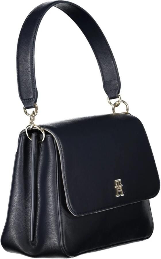Tommy Hilfiger Blauwe Schoudertas met Afneembare Band Black Dames - Foto 4