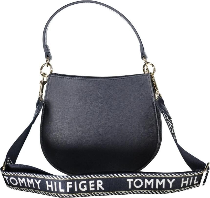 Tommy Hilfiger Blauwe Polyester Handtas met Verstelbare Schouderband Blauw Dames - Foto 3