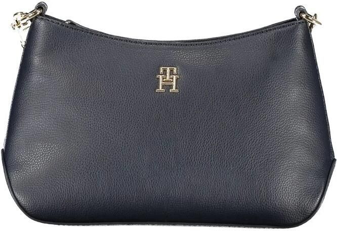Tommy Hilfiger Blauwe Polyester Schoudertas met Logo Blue Dames - Foto 3