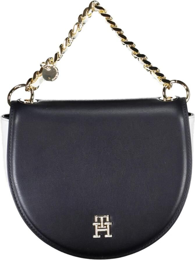 Tommy Hilfiger Blauwe Polyurethaan Handtas met Kettinghengsel Blauw Dames - Foto 4