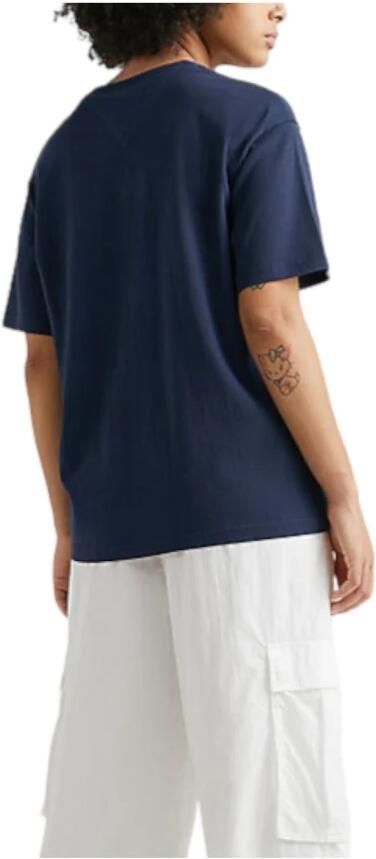 Tommy Hilfiger Blauwe Pop T-shirt met iconisch logo Blue Dames - Foto 2